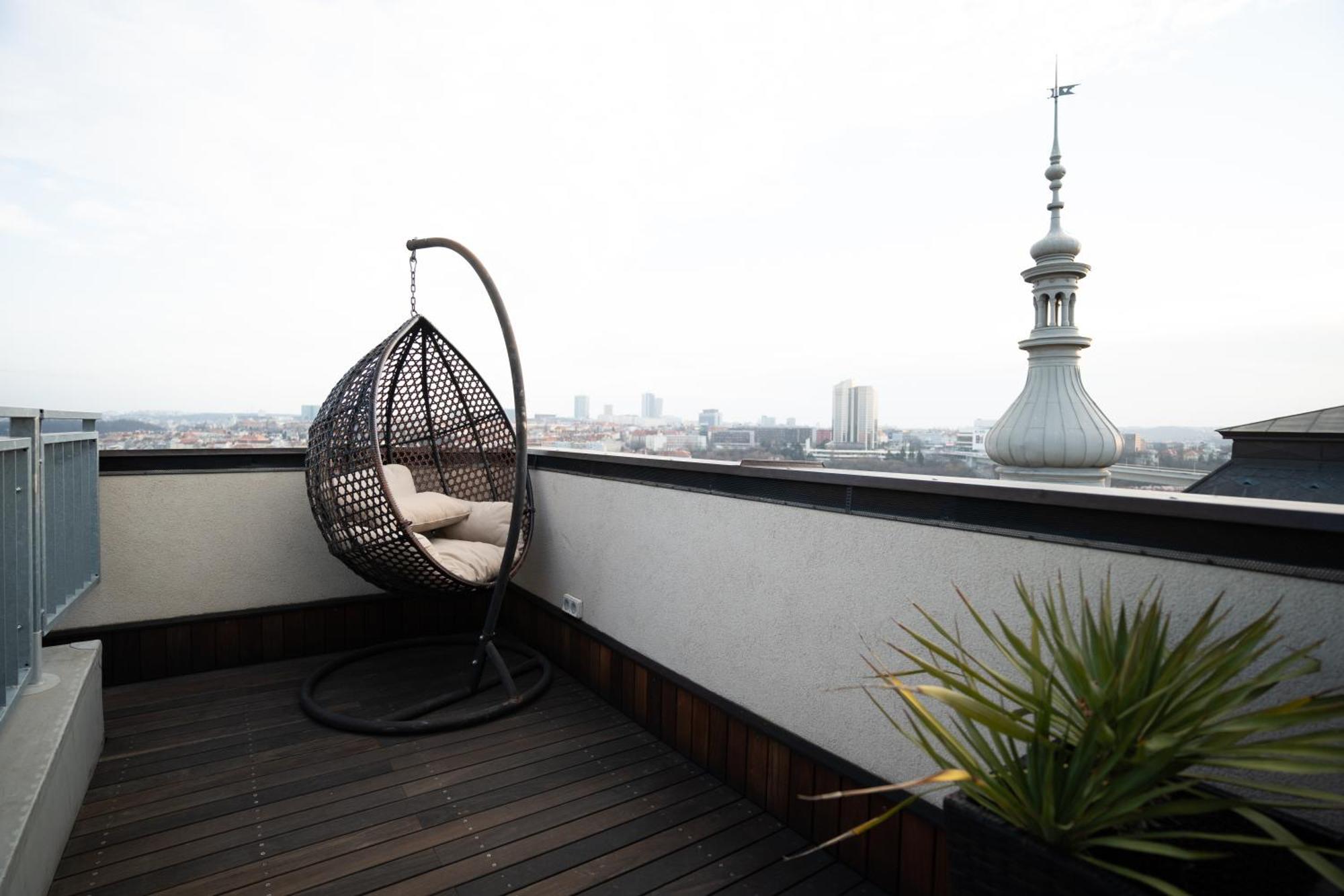Luxury Rooftop Appartment With Fantastic Views 프라하 외부 사진